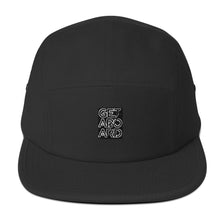 GETABOARD- Five Panel Cap- Stacked Logo