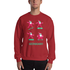 Skatin' Santa Trick Tip Sweatshirt
