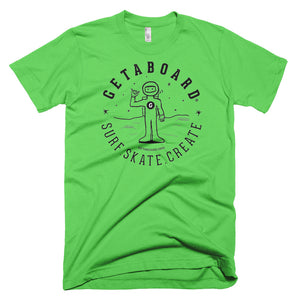 GETABOARD- MEN's Spaceman Dan- Short sleeve T-shirt