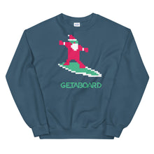 Skatin' Santa Surfs Too Sweatshirt