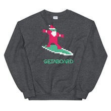 Skatin' Santa Surfs Too Sweatshirt