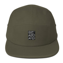 GETABOARD- Five Panel Cap- Stacked Logo