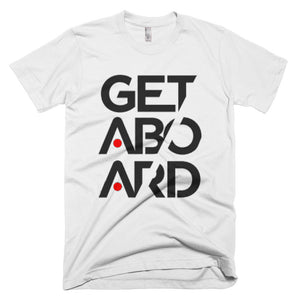 GETABOARD Stacked T-Shirt (White)